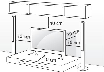LG 49UB820V - Mounting on a table - 1