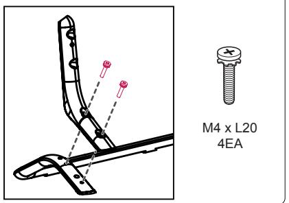 LG 49UB820V - Attaching the stand - 6