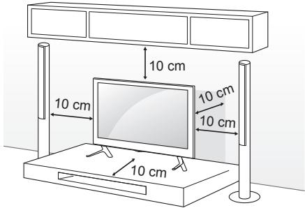 LG 49UB820V - Montaje en una mesa - 1