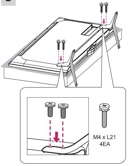 LG 49UB820V - Attaching the stand - 4