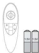 LG 49UB820V - Fernbedienung und Batterienen (AAA) - 1