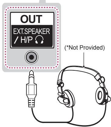 LG 49UB820V - Headphone connection - 2