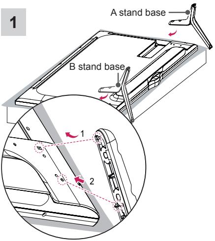 LG 49UB820V - Attaching the stand - 3