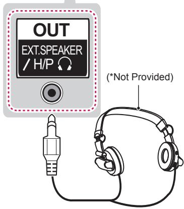 LG 49UB830V - Headphone connection - 2