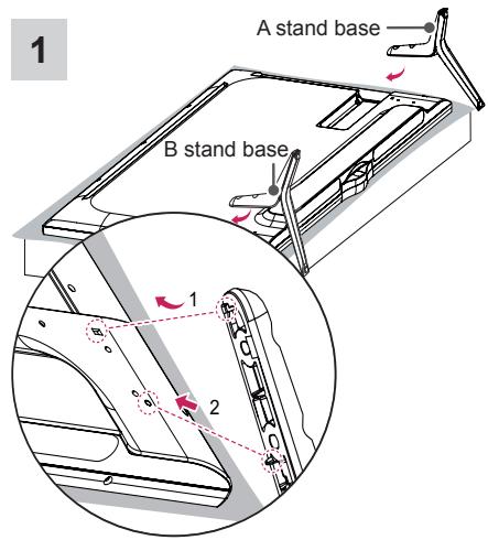 LG 49UB830V - Attaching the stand - 3