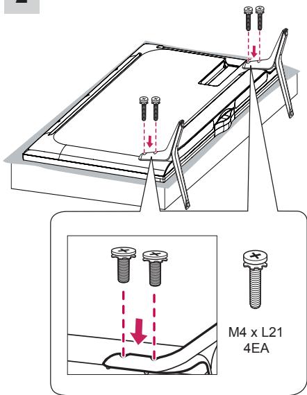 LG 49UB830V - Attaching the stand - 4