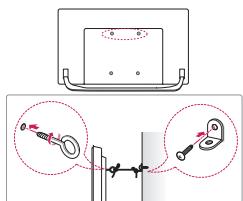 LG 49UF840V - Fissaggio della TV alla parete - 1