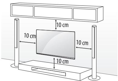 LG 49UF840V - Nameščanje na steno - 1