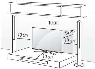LG 49UH610V - Mounting on a table - 1