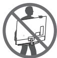LG 49UH661V - Lifting and moving the TV - 1