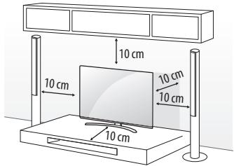 LG 49UH661V - Montaje en una mesa - 1