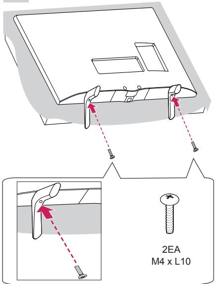 LG 50LB570V - Attaching the stand - 4
