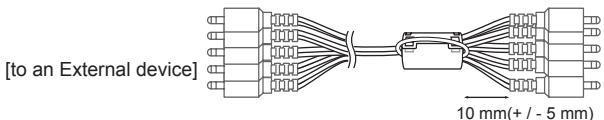 LG 50PB5600 - How to use the ferrite core - 3