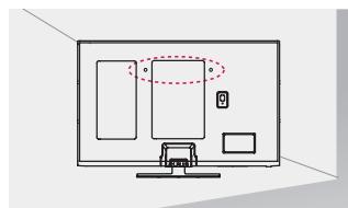 LG 50PB560U - Securing the TV to a wall - 1