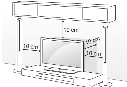 LG 50PB560U - Op een tafelblad plaatsen - 1