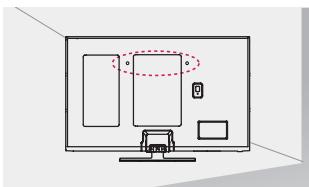 LG 50PB560U - Fixar a TV numa parede - 1