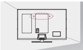 LG 50PB690V - Befestigen des TV-Gerätes an einer Wand - 1