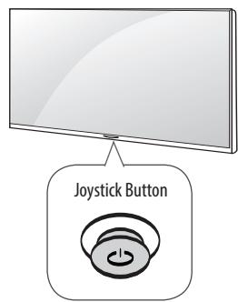 LG 55B6V,  55C6V,  65B6V,  65C6V,  65G6V - Using the button - 1