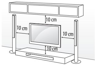 LG 55B6V, 55C6V, 65B6V, 65C6V, 65G6V - Aan een muur monteren - 1