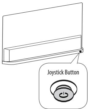 LG 55B6V,  55C6V,  65B6V,  65C6V,  65G6V - Using the button - 2