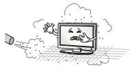 LG 55C6V - WARNING - 2