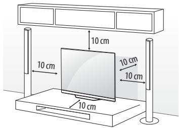 LG 55C6V - Namešanje na mizo - 1