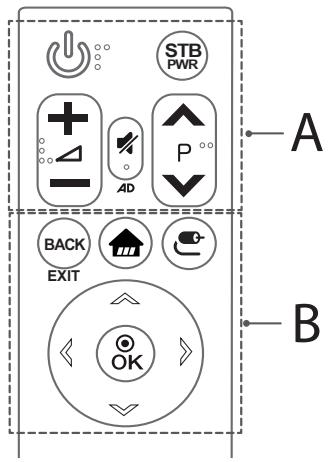 LG 55C6V - Enostavni daljinski upravljalnik - 1