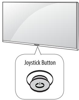 LG 55C6V - Using the button - 1