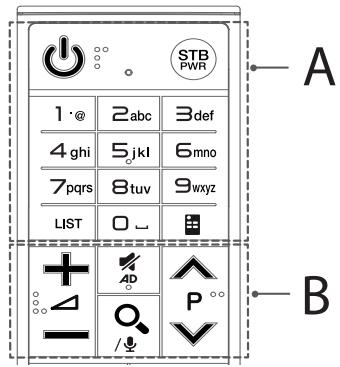 LG 55C6V - Funkcije Čarobnega daljinskega upravljalnika - 1