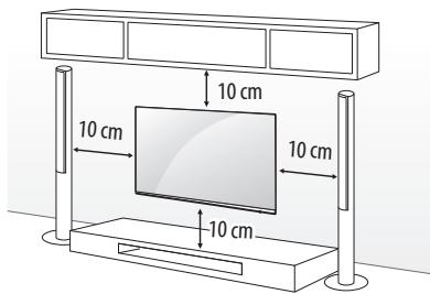 LG 55C7V,  O55B7V,  O65B7V - Montaggio a parete - 1