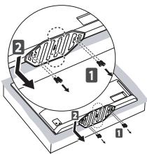 LG 55C7V,  O55B7V,  O65B7V - Soporte de montaje en pared (se adquiere por separado) - 3