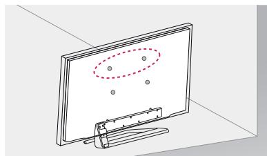 LG 55EA9709 - Fissaggio della TV alla parete - 1