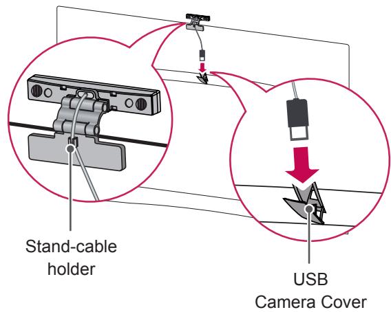LG 55EA9709 - Attaching the Video Call Camera - 3