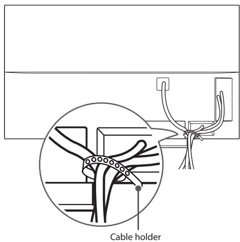 LG 55EG960V,  65EG960V - Tidying cables - 1