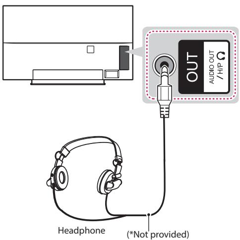 LG 55EG960V,  65EG960V - Headphone connection - 1