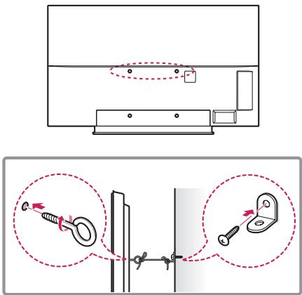 LG 55EG960V, 65EG960V - Fissaggio della TV alla parete - 1