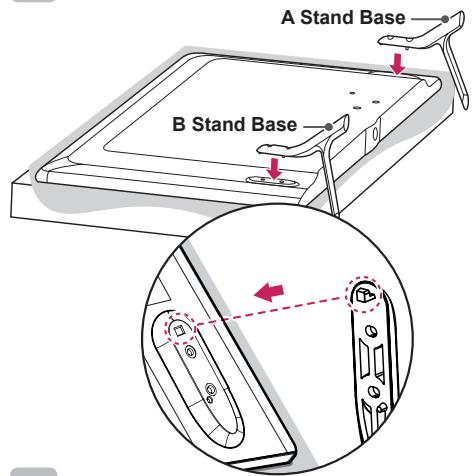 LG 55LB561V - Attaching the stand - 1