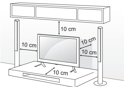 LG 55LB5820 - Montaje en una mesa - 1