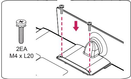 LG 55LB5820 - Attaching the stand - 13