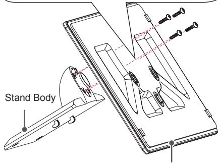 LG 55LB5820 - Attaching the stand - 10