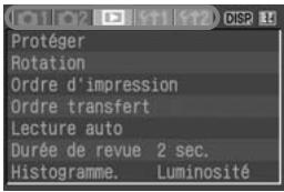 CANON EOS 400D - Affichez le menu. - 1