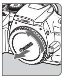 CANON EOS 400D - Montage de l'objectif - 2