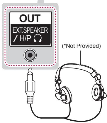 LG 55UB820V - Headphone connection - 2