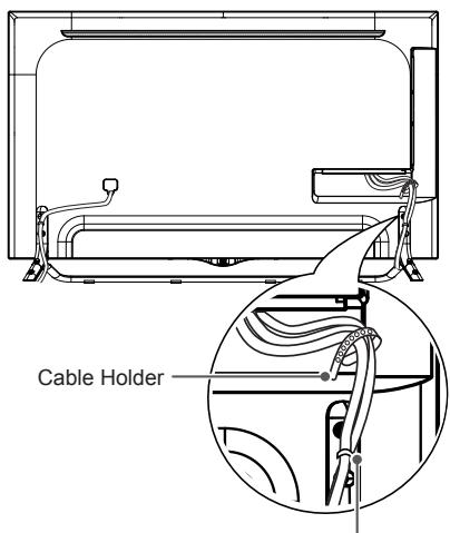 LG 55UB820V - Tidying cables - 1