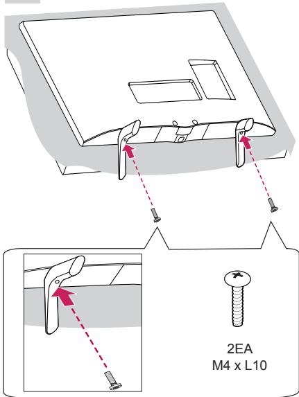 LG 60LB5800 - Attaching the stand - 4