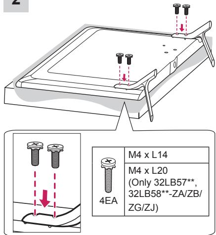 LG 60LB5800 - Attaching the stand - 8