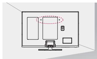 LG 60PB5600 - Securing the TV to a wall - 1