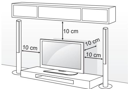 LG 60PB560V - Montaje en una mesa - 1