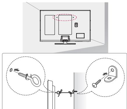 LG 60PB560V - Befestigen des TV-Gerätes an einer Wand - 1
