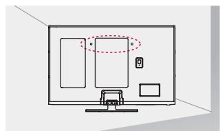 LG 60PB560V - Securing the TV to a wall - 1